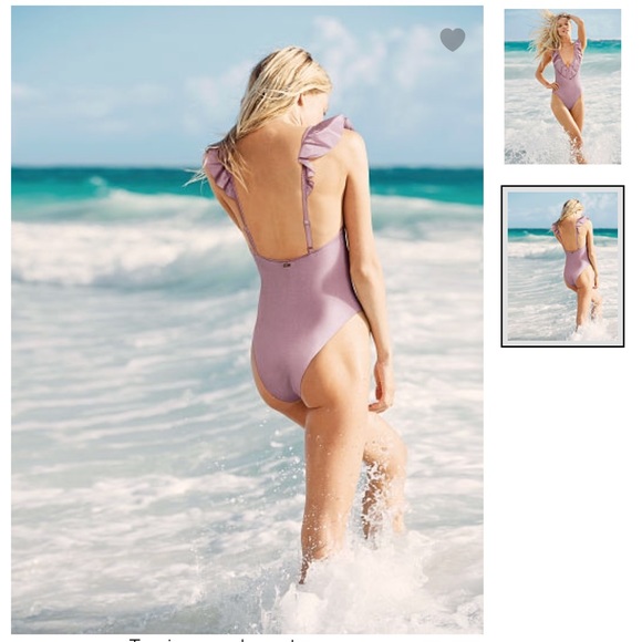 Victoria’s Secret PINK ruffle one-piece swim suit - Picture 3 of 5